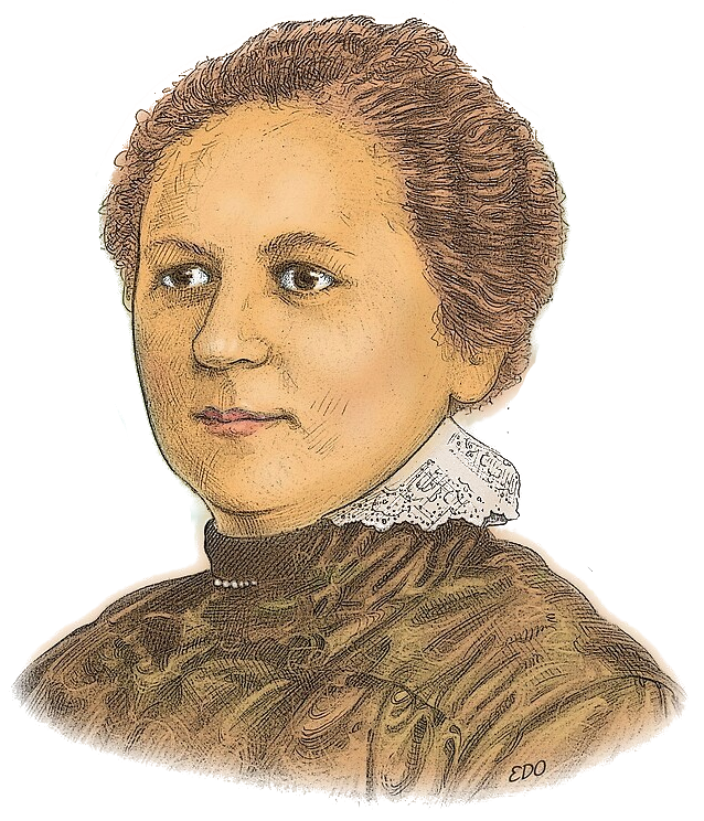 a sketch of Melitta Bentz